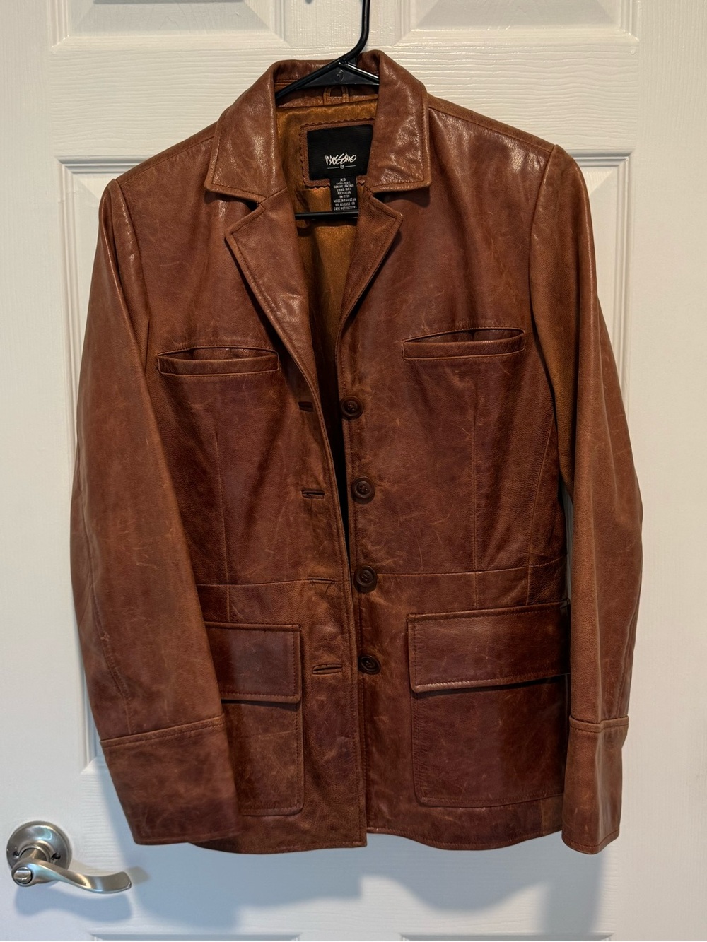 Vintage Mossimo Brown Leather Jacket